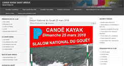 Desktop Screenshot of canoekayaksaintbrieuc.fr